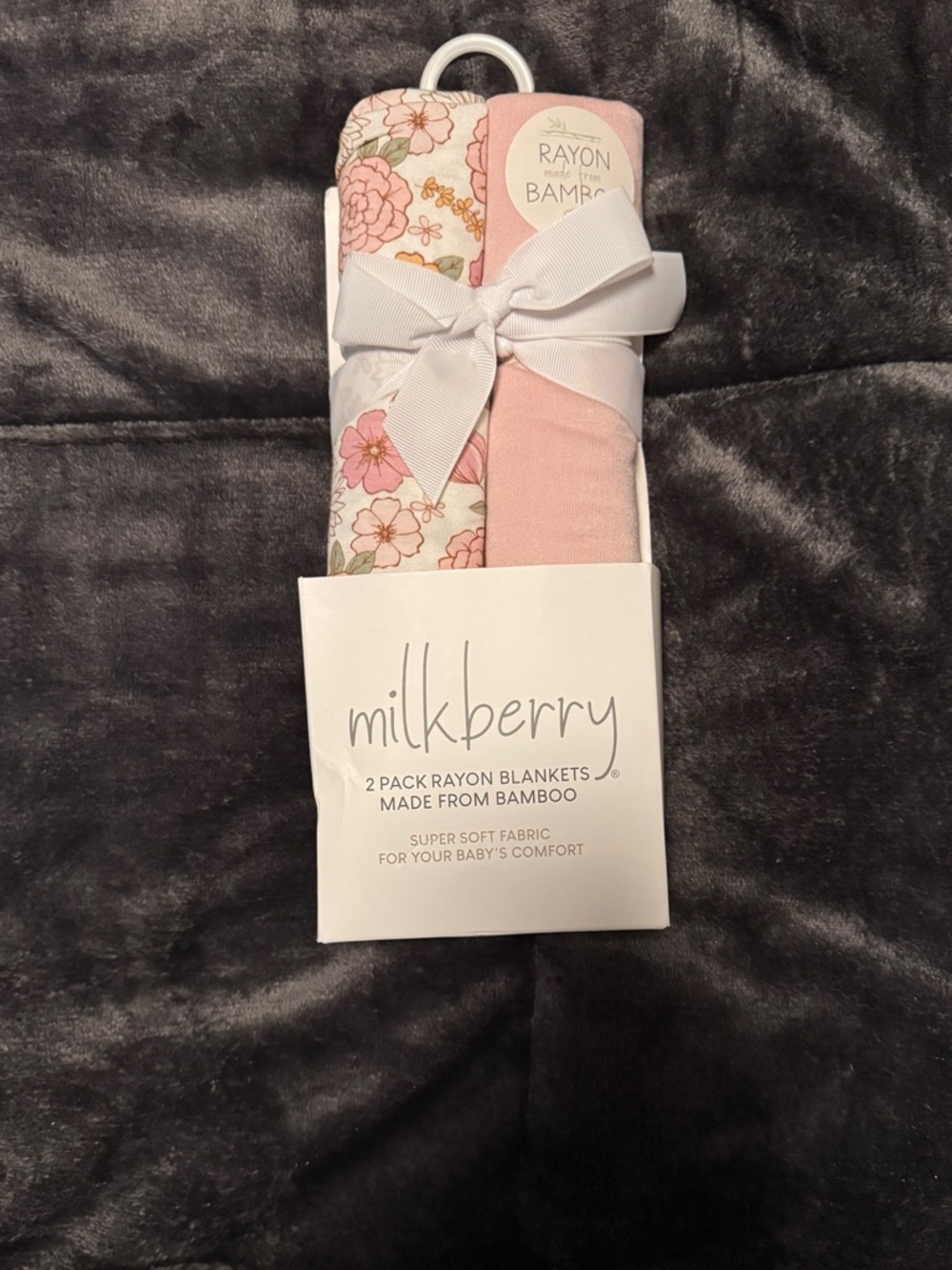 Milkberry Rayon Bamboo 2-Pack Swaddle Blankets